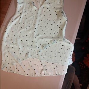 Apt. 9 Light Green Patterned Blouse